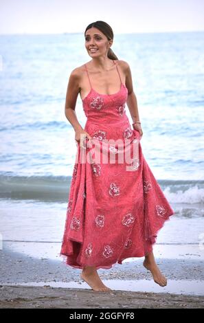 Venezia, Italia. 31 ago 2021. VENEZIA, ITALIA - AGOSTO 31: Serena Rossi partecipa alla Fotografia Patrona durante il 78° Festival Internazionale del Cinema di Venezia, il 31 Agosto 2021 a Venezia. Credit: dpa/Alamy Live News Foto Stock