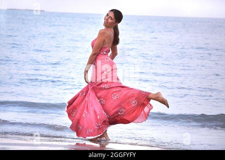 Venezia, Italia. 31 ago 2021. VENEZIA, ITALIA - AGOSTO 31: Serena Rossi partecipa alla Fotografia Patrona durante il 78° Festival Internazionale del Cinema di Venezia, il 31 Agosto 2021 a Venezia. Credit: dpa/Alamy Live News Foto Stock