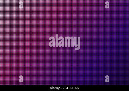 Schermo LED. Televisione in background DOT RGB. Illustrazione di stock vettoriale. Illustrazione Vettoriale
