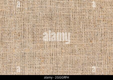Sacco gunny, tessitura hessiana da fibre naturali uso per sfondo Foto Stock