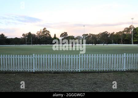 Alan Davidson Oval, Airey Park, Homebush Foto Stock