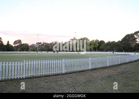 Alan Davidson Oval, Airey Park, Homebush Foto Stock