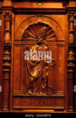 FRANCIA. HAUTE-GARONNE (31) CHIESA DI SAINT-BERTRAND DE COMMINGES (CLASSIFICATO PATRIMONIO MONDIALE DALL'UNESCO NEL QUADRO DELLE STRADE DI SANTIAGO) IL Foto Stock