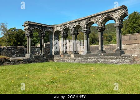 Rovine dell'antico monastero di Lysekloster in Norvegia Foto Stock