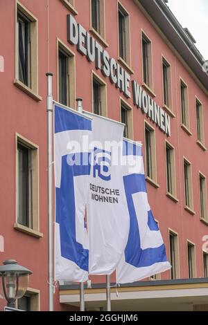 Deutsche Wohnen Gruppe, Mecklenburgische Straße, Wilmersdorf, Berlin, Deutschland Foto Stock