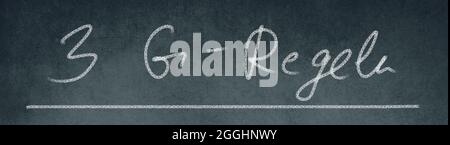 Nuova normativa 3G covid 19 in Germania Foto Stock