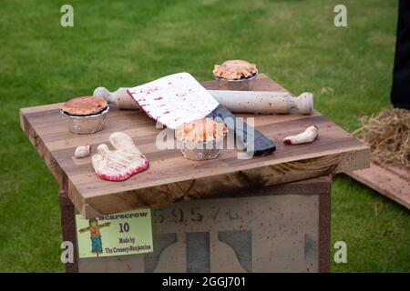 Pewsey Scarecrow Festival 2021. Musical a tema. Foto Stock