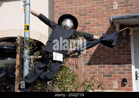 Pewsey Scarecrow Festival 2021. Musical a tema. Foto Stock