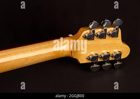 aps e collo di una chitarra elettrica Foto Stock