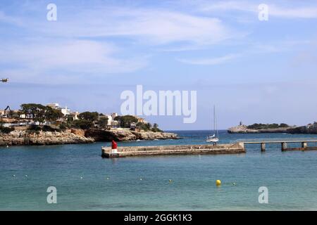 Baia di Porto Christo, Isole Baleari, Maiorca Spagna Foto Stock