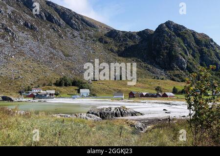 Le sabbie bianche a Grotle vicino al mare Foto Stock