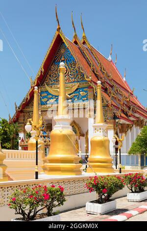 Wat Putta Mongkon, Phuket, Phuket, Thailandia Foto Stock