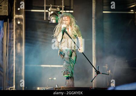 Copenaghen, Danimarca. 22 giugno 2019. Il cantante e musicista americano Rob Zombie suona un concerto dal vivo durante il festival danese dei metalli pesanti Copenhell 2019 a Copenaghen. (Photo credit: Gonzales Photo - Thomas Rungstrom). Foto Stock