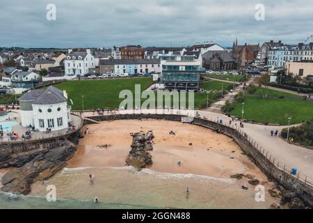 Città di Portrush nell'Irlanda del Nord Foto Stock