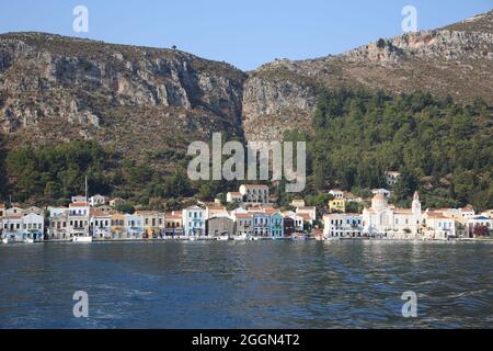 Isola di Kastelorizo, Grecia Foto Stock