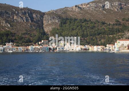 Isola di Kastelorizo, Grecia Foto Stock