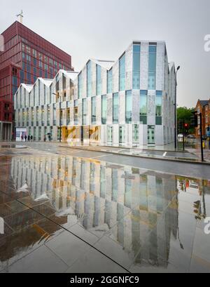 Londra, Inghilterra, Regno Unito - 22 Handyside Street Office development by Coffey Architects Foto Stock