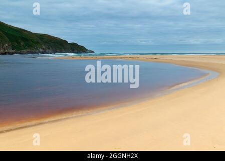 Strathy Beach, Sutherland, Scozia Foto Stock