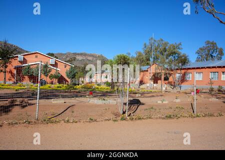 Hoërskool Nababeep: Un centro di apprendimento a Namaqualand Foto Stock