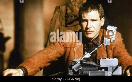 BLADE RUNNER 1982 Warner Bros film con Harrison Ford Foto Stock