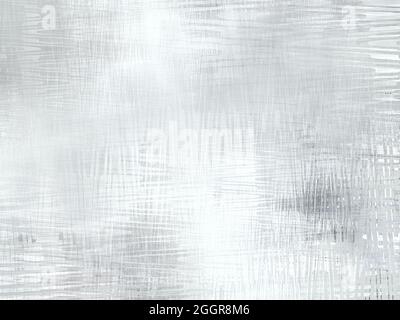 Semplice sfondo grigio e bianco con striature caotiche ed effetti luminosi Foto Stock