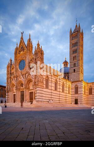 Cattedrale Metropolitana di Santa Maria Assunta a Siena Foto Stock