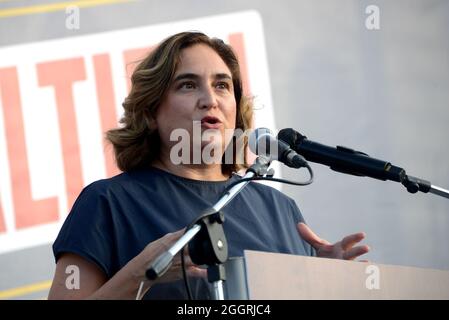 Roma, Italia. 2 settembre 2021. Il sindaco di Barcellona, Ada Colau Credit: Independent Photo Agency/Alamy Live News Foto Stock