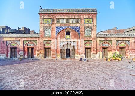 Wazir Khan moschea, Lahore, Pakistan Foto Stock