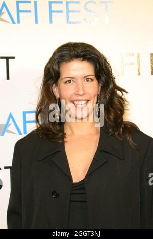 Patty Jenkins 11/16/03 Monster al Cinerama Dome, Hollywood Photo by Izumi Hasegawa/HNW/PictureLux - file Reference # 34202-0845HNWPLX Foto Stock