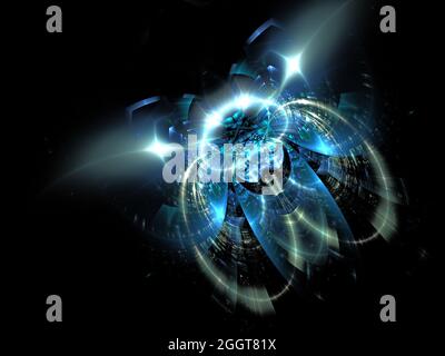 Astratto Scienza Fiction sfondo Foto Stock