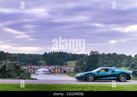 Touring Superleggera Arese 95 coupé 2021 in mostra al Salon Prive Blenheim Palace UK Foto Stock