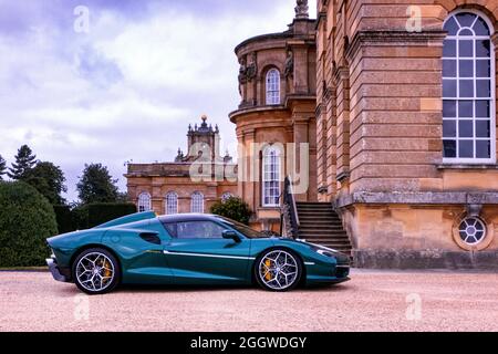 Touring Superleggera Arese 95 coupé 2021 in mostra al Salon Prive Blenheim Palace UK Foto Stock