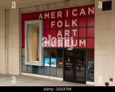 American Folk Art Museum Lincoln Square Manhattan NYC Foto Stock