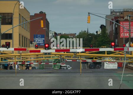 Terza strada ponte sul canale Gowanus Brooklyn NYC Foto Stock