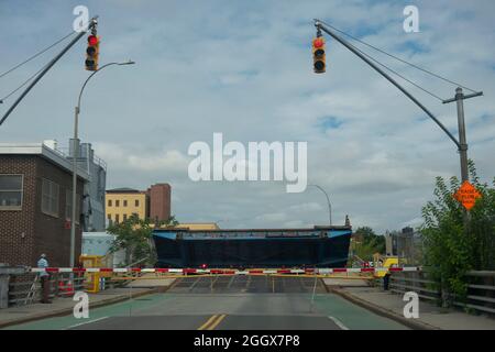 Terza strada ponte sul canale Gowanus Brooklyn NYC Foto Stock