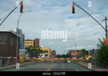 Terza strada ponte sul canale Gowanus Brooklyn NYC Foto Stock