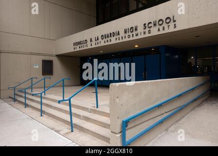 Fiorello LaGuardia High School of Music & ART and Performing Arts Manhattan NYC Foto Stock