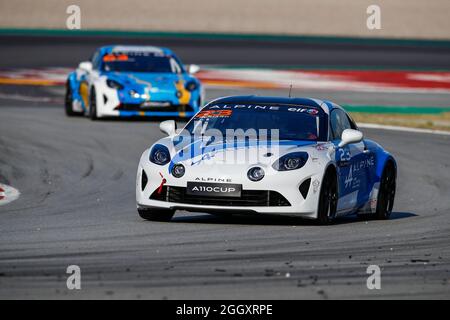 Barcellona, Spagna. 03 Settembre 2021. 23 RICHARD Laurent (fra), Herrero Racing, Alpine Elf europa Cup, in azione durante il 4° round della Alpine Europa Cup 2021, dal 4 al 5 settembre 2021 sul circuito di Barcellona-Catalunya, a Montmelo, vicino Barcellona, Spagna - Foto Xavi Bonilla / DPPI Credit: DPPI Media/Alamy Live News Foto Stock