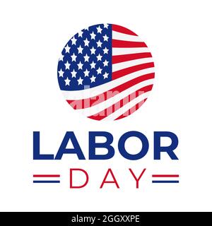 Labor Day icona vettore isolato Illustrazione Vettoriale