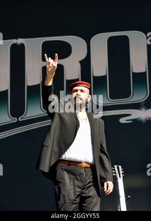 Napa, California, Stati Uniti. 03 Settembre 2021. Performance Chromeo al BottleRock Festival 2021. Credit: Ken Howard/Alamy Live News Foto Stock