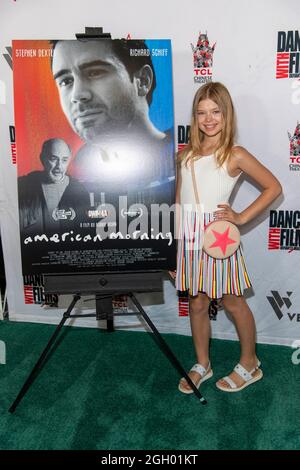 Los Angeles, Stati Uniti. 03 Settembre 2021. Valerie Stellar partecipa al 24th Annual Dances with Films Festival Short Films Premieres al TCL Chinese Theatre, Los Angeles, CA il 3 settembre 2021 Credit: Eugene Powers/Alamy Live News Foto Stock