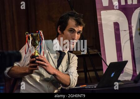 Londra, Regno Unito. 4 settembre 2021. Anti-aborto March4LifeUK Pro-Life Quiz presso Emmanuel Center il 2021-09-04, Londra, Regno Unito. Credit: Picture Capital/Alamy Live News Foto Stock