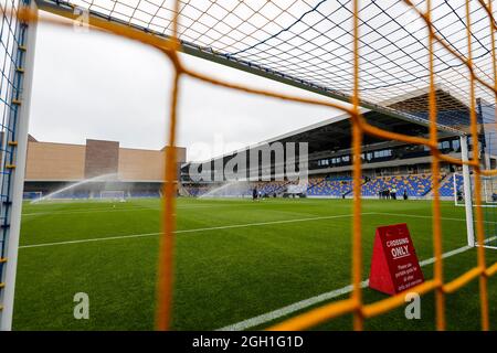 Merton, Londra, Regno Unito. 4 settembre 2021. EFL Championship Football, AFC Wimbledon Versus Oxford City: Vista generale di Plow Lane Credit: Action Plus Sports/Alamy Live News Foto Stock