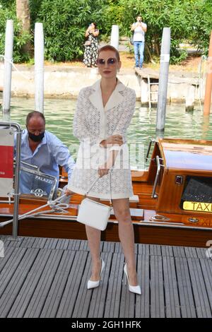 Venezia, Italia. 4 settembre 2021. 78th Phoenix Film Festival Arrivi nella foto: Jessica Chastain credito: Agenzia fotografica indipendente / Alamy Live News Foto Stock