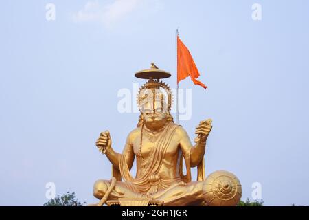 Pitra Parvat Hanuman Statua Indore MP India Foto Stock