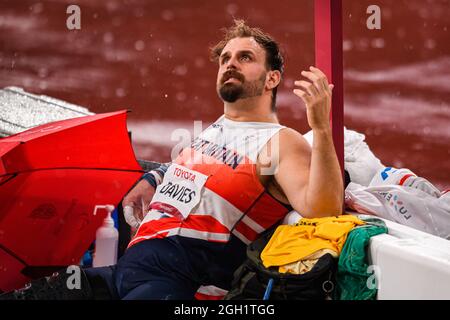 TOKYO, GIAPPONE. 04th Sep, 2021. Durante gli eventi di pista e campo - Tokyo 2020 Paralimpiadi allo Stadio Olimpico Sabato 04 settembre 2021 a TOKYO, GIAPPONE. Credit: Taka G Wu/Alamy Live News Foto Stock