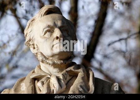 Richard Wagner-Denkmal, Berlino (nur fuer redaktionelle Verwendung. Keine Werbung. Referenzdatenbank: http://www.360-berlin.de. © Jens Knappe. Bildque Foto Stock