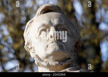 Richard Wagner-Denkmal, Berlino (nur fuer redaktionelle Verwendung. Keine Werbung. Referenzdatenbank: http://www.360-berlin.de. © Jens Knappe. Bildque Foto Stock