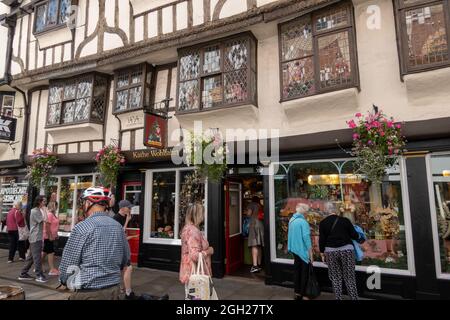 Käthe Wohlfahrt, negozio di decorazioni natalizie, York, Yorkshire Foto Stock