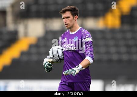 NOTTINGHAM, REGNO UNITO. 4 SETTEMBRE Mitch Walker di Aldershot Town durante la partita della Vanarama National League tra Notts County e Aldershot Town a Meadow Lane, Nottingham Sabato 4 settembre 2021. (Credit: Jon Hobley | MI News) Credit: MI News & Sport /Alamy Live News Foto Stock